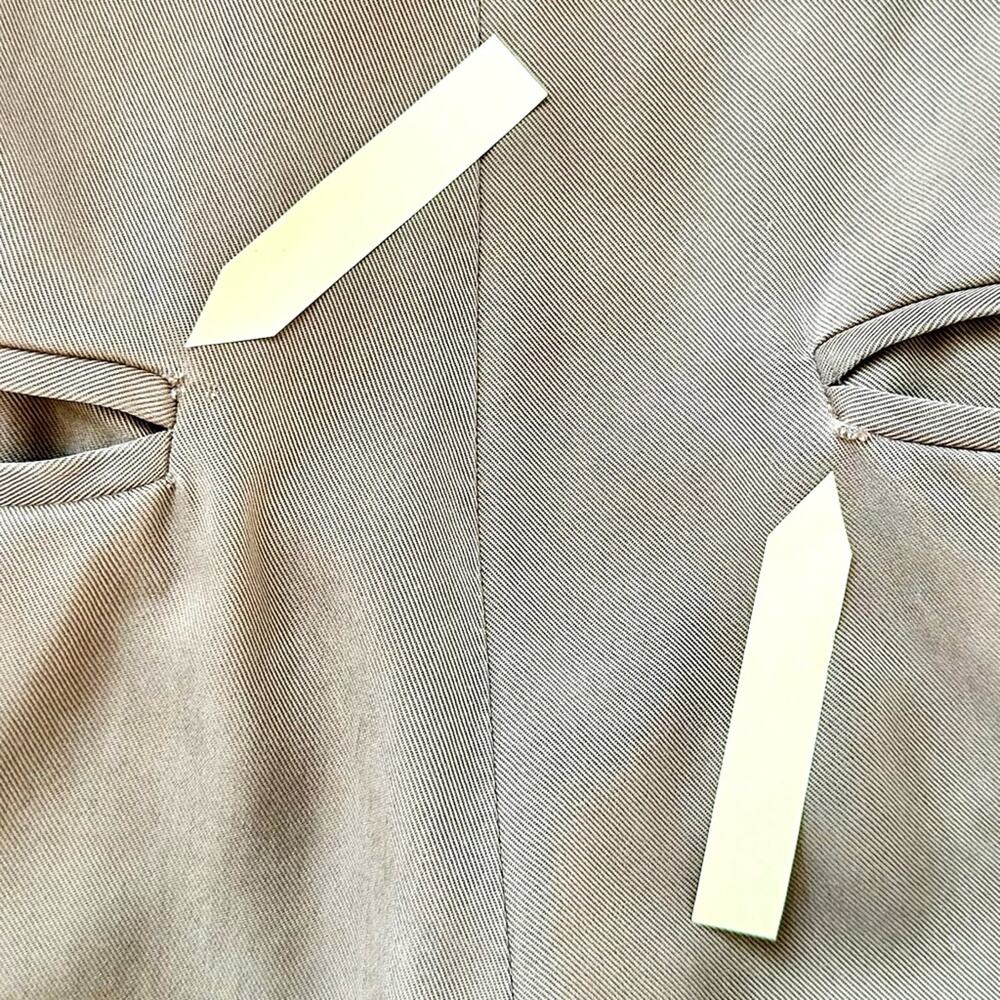Reformation Mason Pant High Rise Tencel Wide Leg Brown Size 4 - Picture 9 of 9